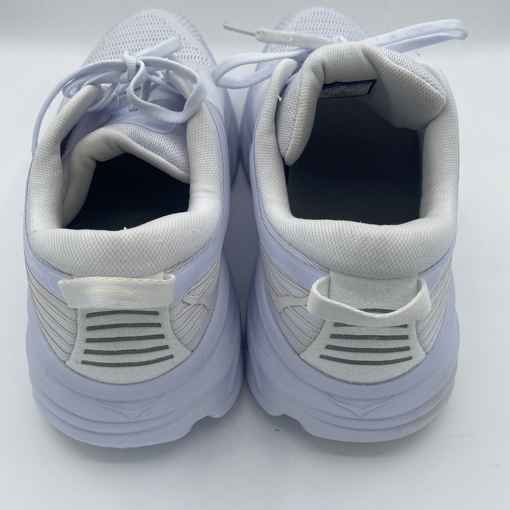 Hoka One Men's 11 M Bondi 7 White Running Sneakers 1110518 - Picture 8 of 8